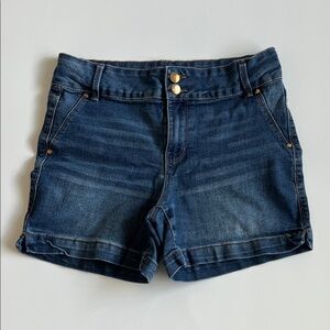 d. jeans Dark Blue Denim Shorts